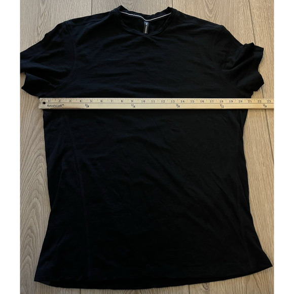 Ten Thousand The Merino Shirt Mens Large Black Tee T-Shirt Athletic Running Wool - Picture 8 of 8